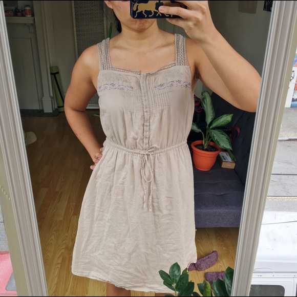 beige sundress